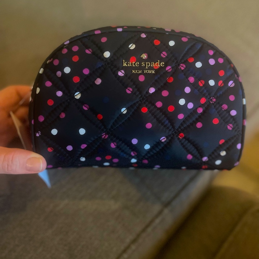 Kate Spade medium dome cosmetic pouch